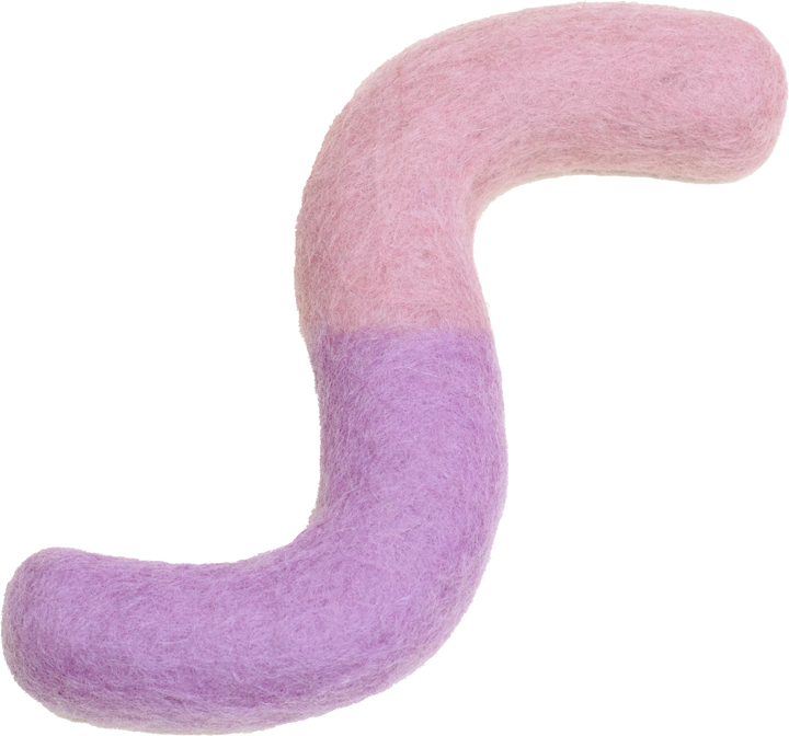Awoo - Noodle Felt Dog Toy in Lilac