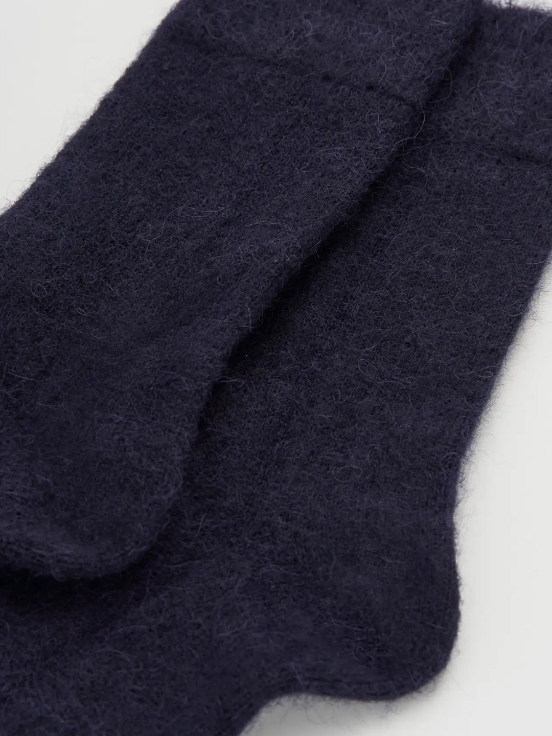 Inky Blue Ultra Soft Alpaca Socks