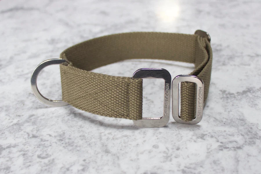 Hindquarters Khaki Dog Collar
