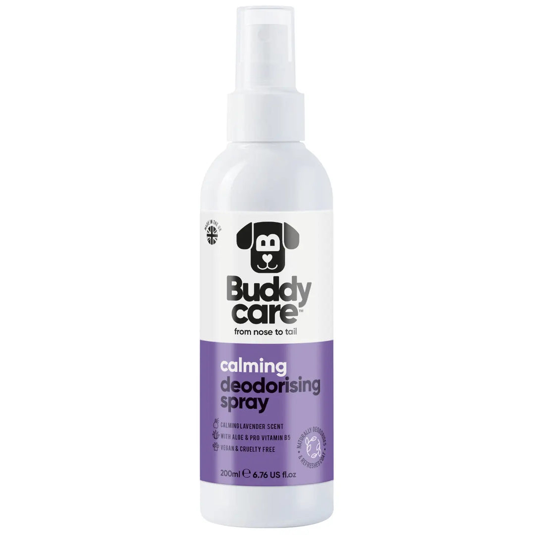 Buddycare Dog Deodorising Spray - Calming Lavender - 200ml / 6.76 Fl oz