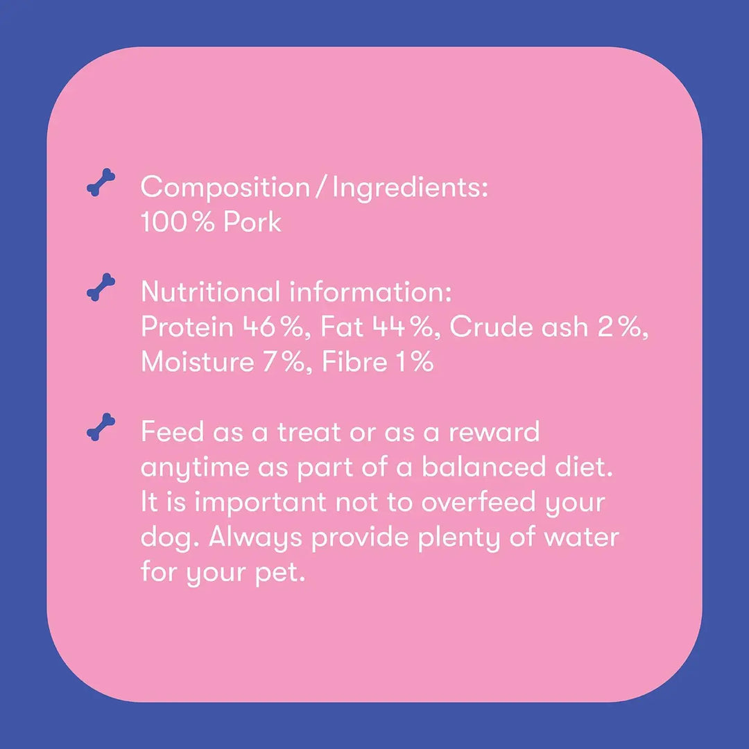 Buddylicious 100% Natural Pork Crunchies Dog Treats