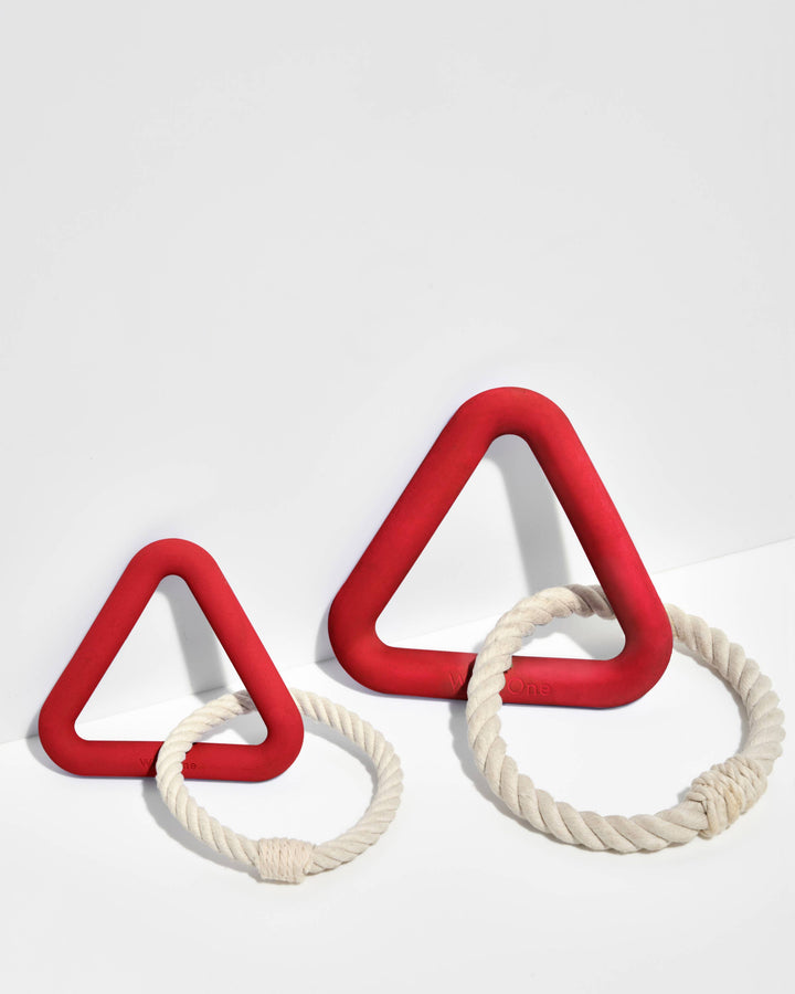 Wild One - Triangle Tug Dog Chew Toy: STANDARD