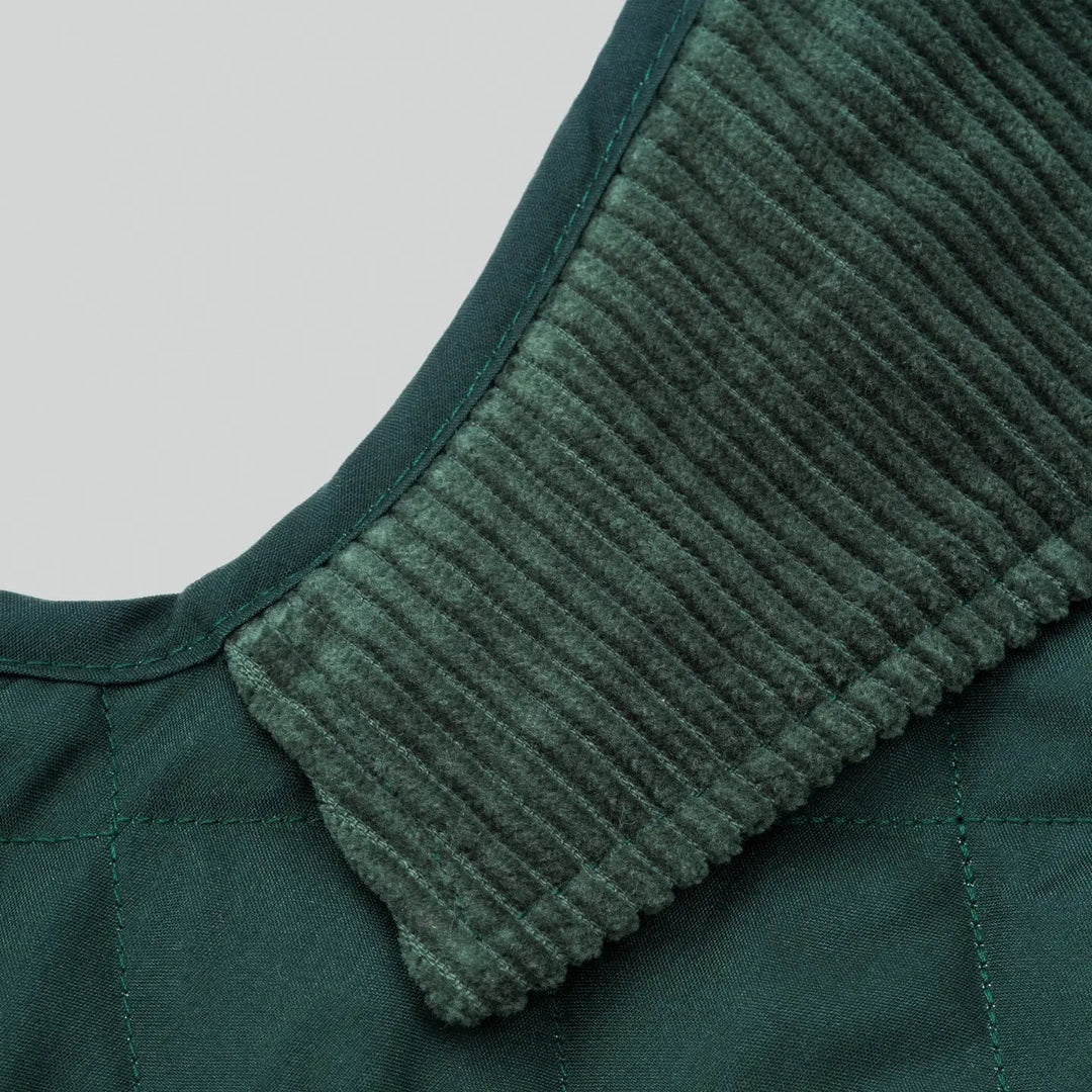 Hackett X Hugo Hudson Forest Green Quilted Dog Jacket