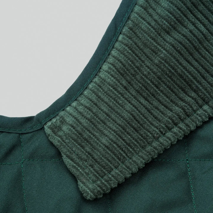 Hackett X Hugo Hudson Forest Green Quilted Dog Jacket