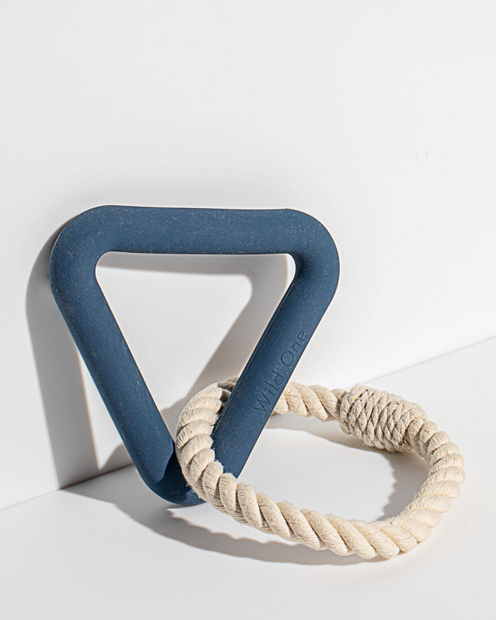 Wild One - Triangle Tug Dog Chew Toy: STANDARD