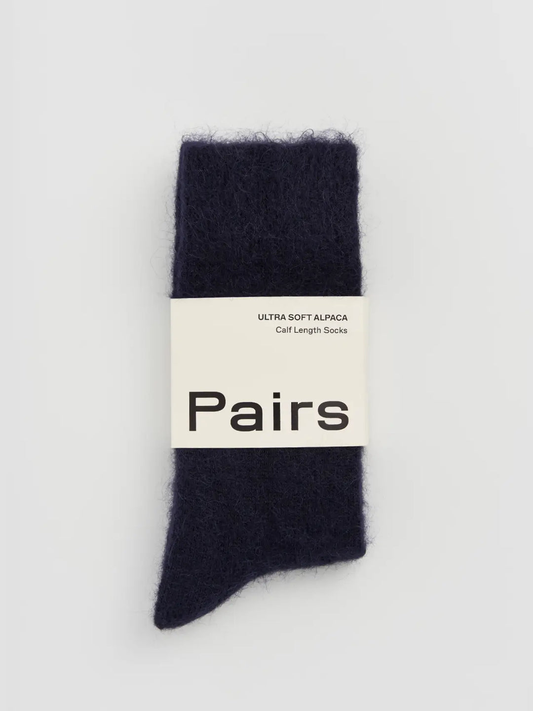 Inky Blue Ultra Soft Alpaca Socks