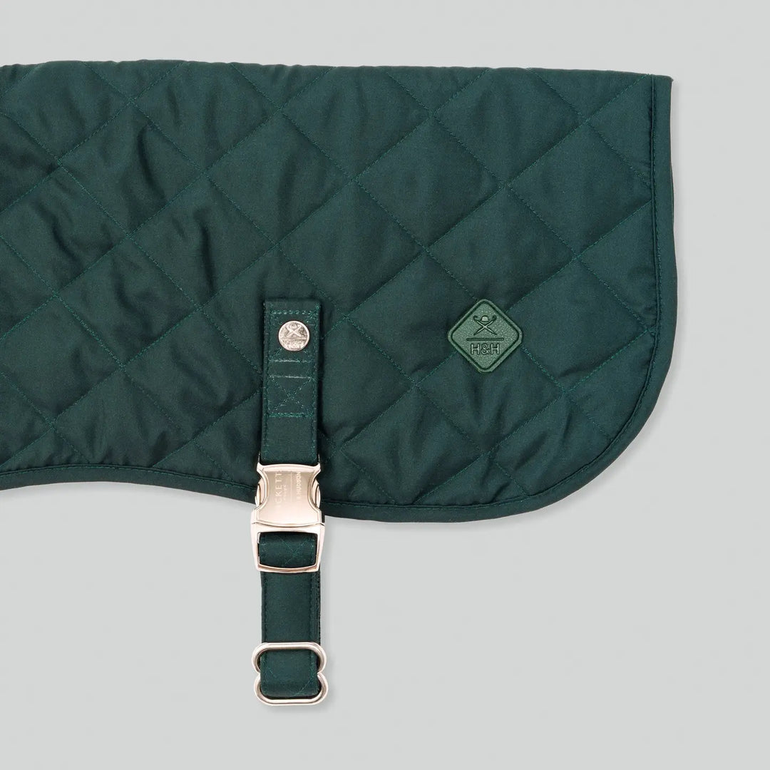 Hackett X Hugo Hudson Forest Green Quilted Dog Jacket