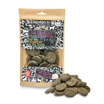 G&W Fish Crunchies with Charcoal, 100g