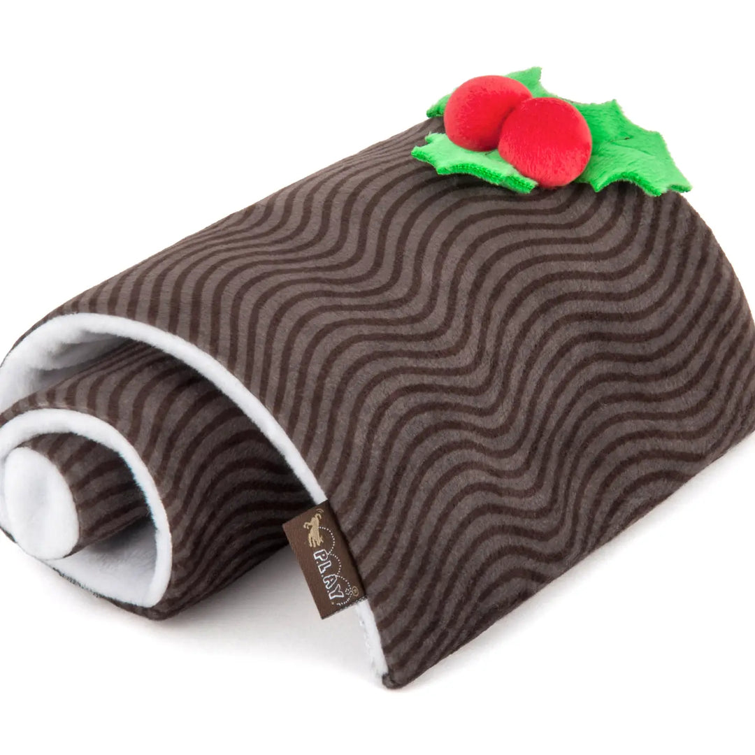 Christmas Yule Log Plush Toy