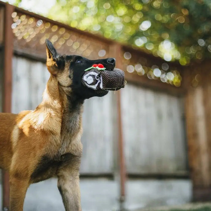 Christmas Yule Log Plush Toy