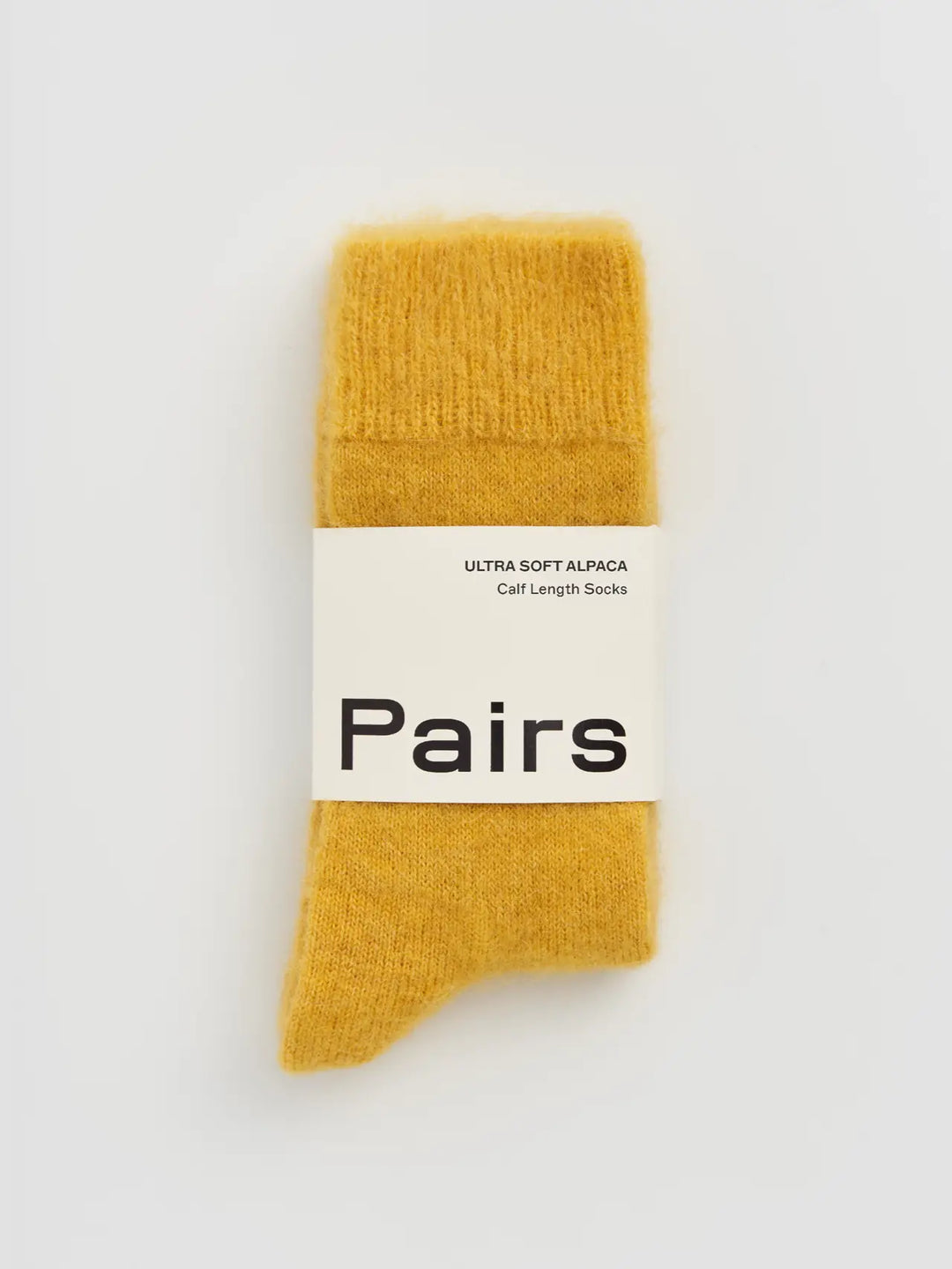 Dandelion Yellow Ultra Soft Alpaca Socks