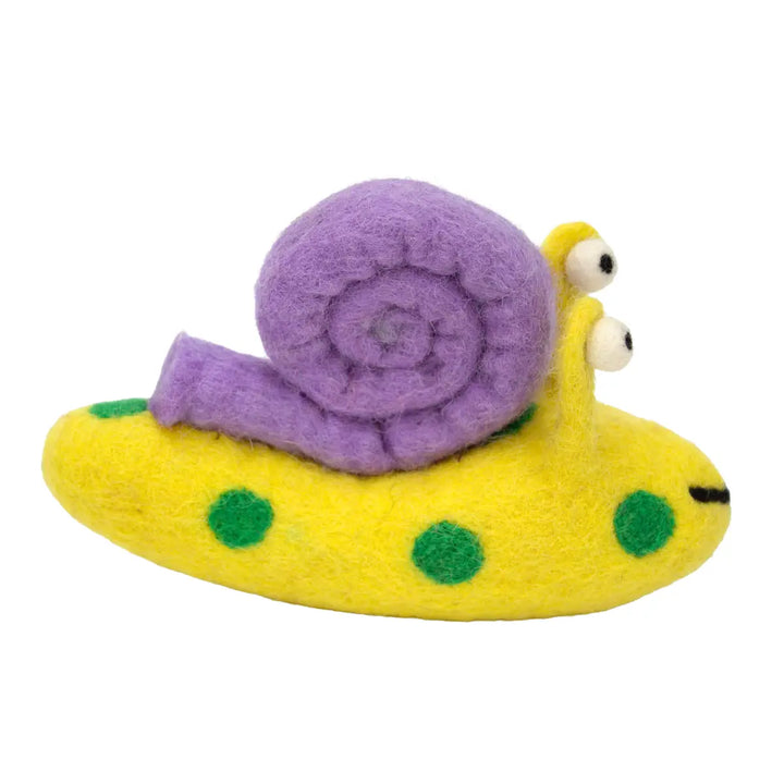 Abigail Snail Felt Toy