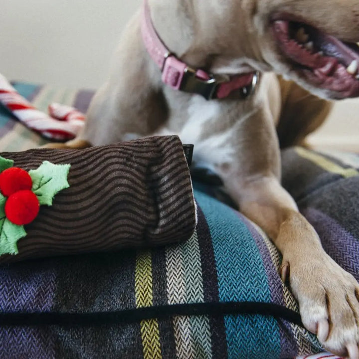 Christmas Yule Log Plush Toy