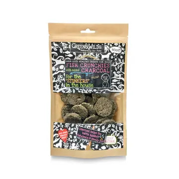 G&W Fish Crunchies with Charcoal, 100g
