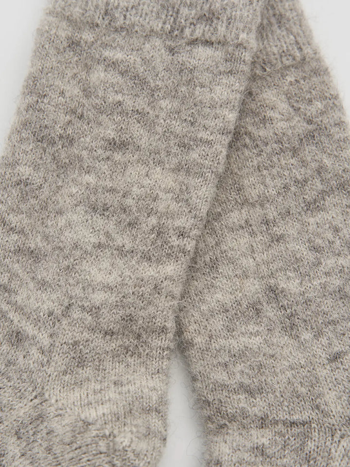 Correct Grey Ultra Soft Alpaca Bed Socks