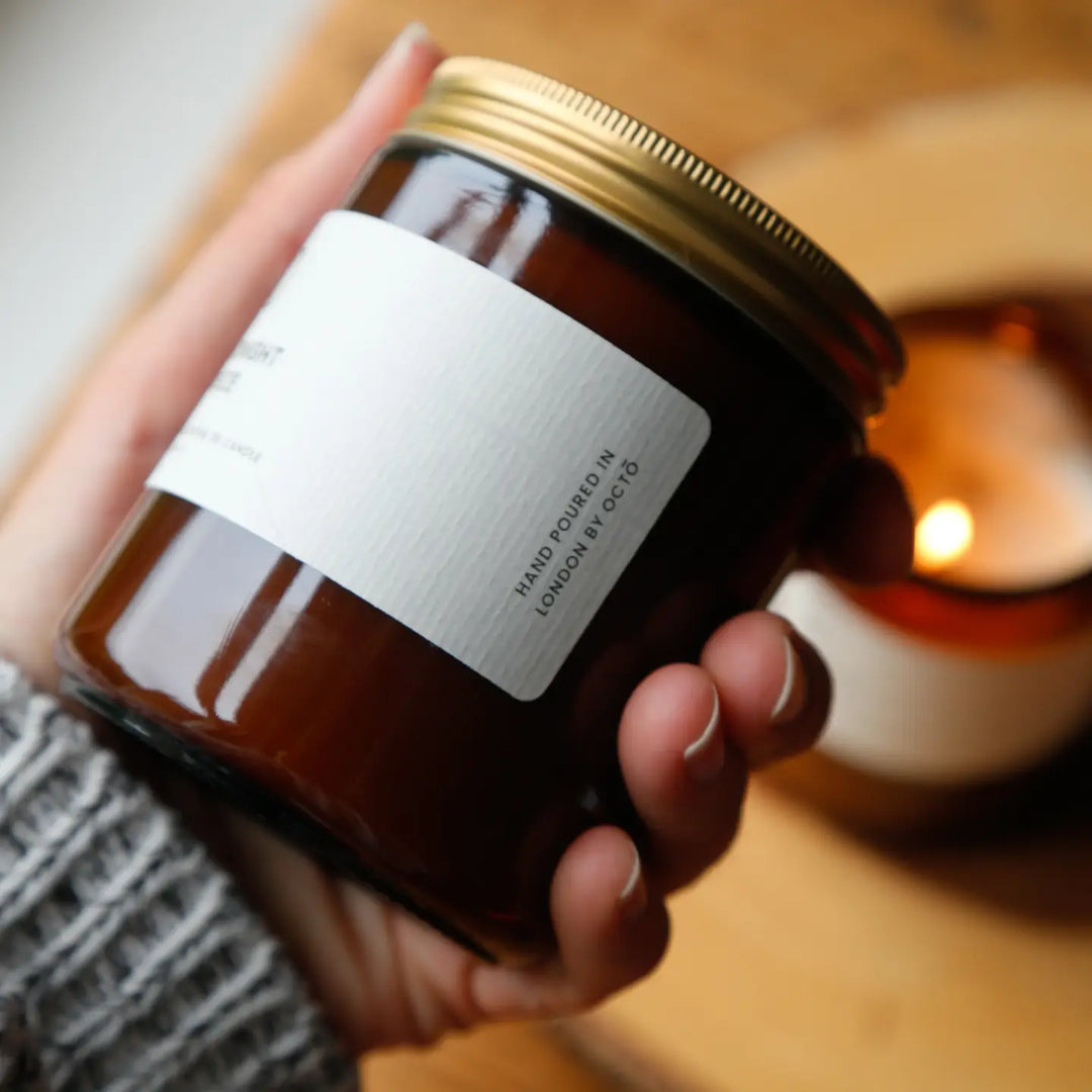 Midnight Breeze Candle (Rose Geranium + Vetiver + Patchouli)