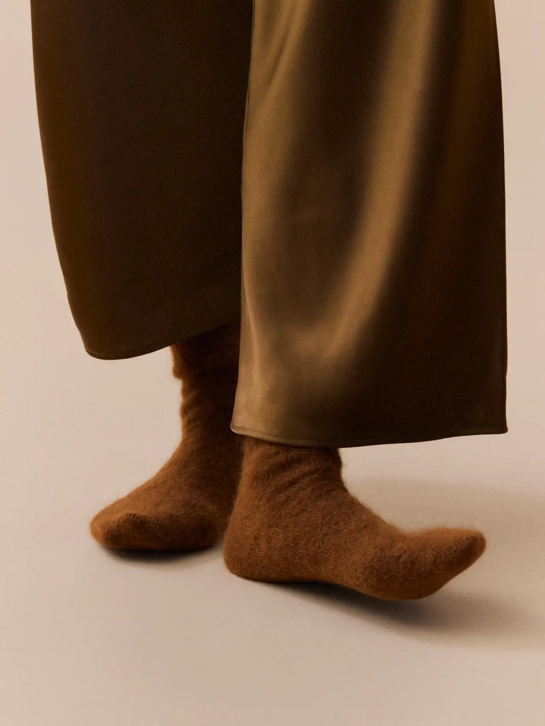 Chestnut Brown Ultra Soft Alpaca Socks