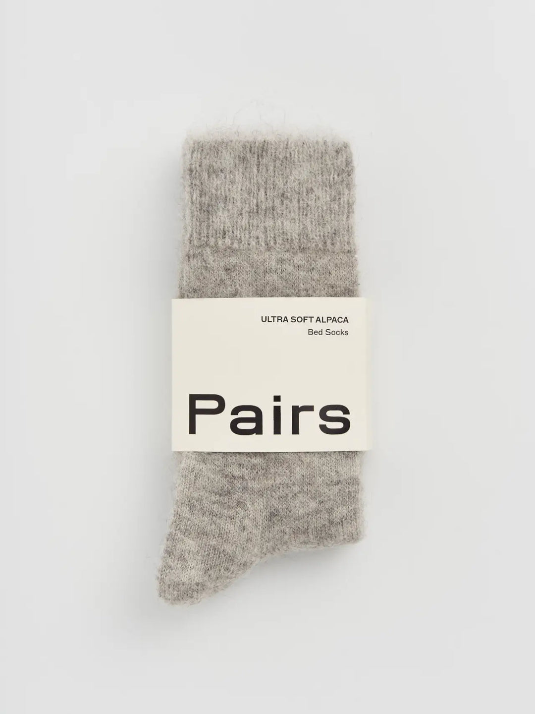 Correct Grey Ultra Soft Alpaca Bed Socks