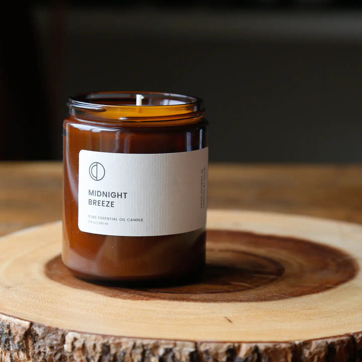 Midnight Breeze Candle (Rose Geranium + Vetiver + Patchouli)