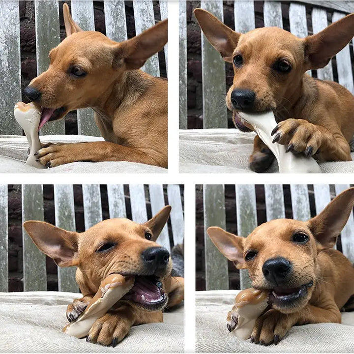 Vegan Dog Chews - Maks Patch Peanut Butter Dual Bones.
