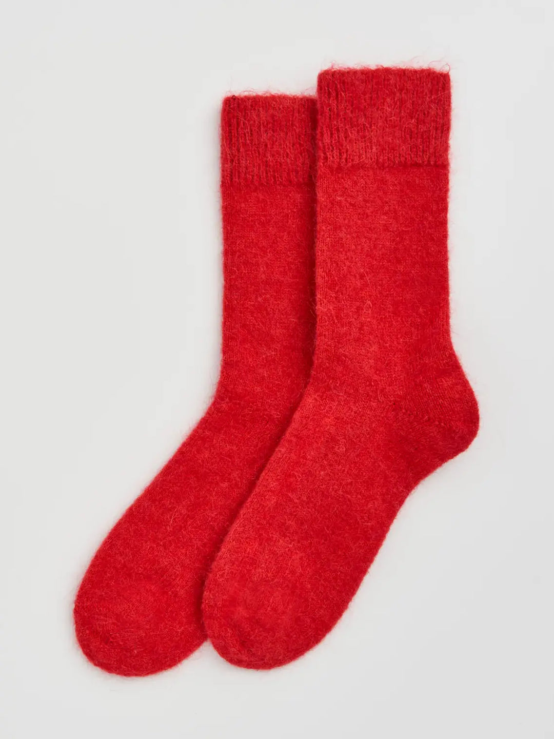 Postbox Red Ultra Soft Alpaca Socks
