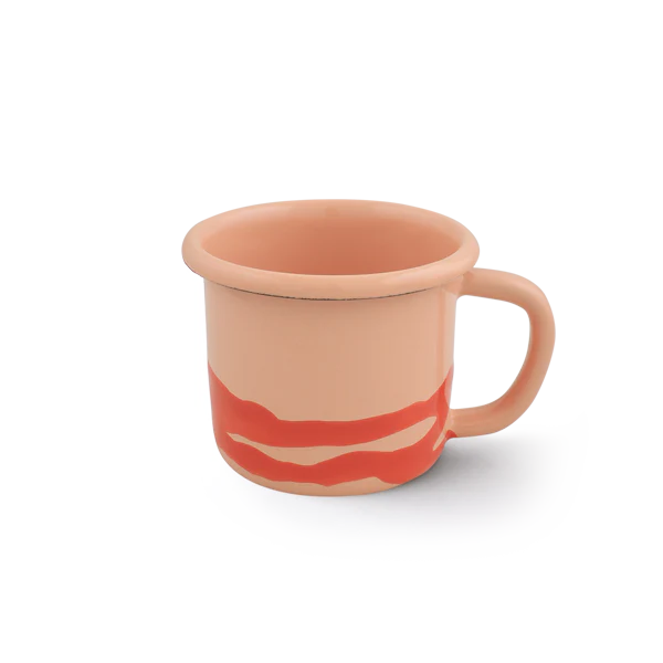 MUG - CORAL ON PEACH