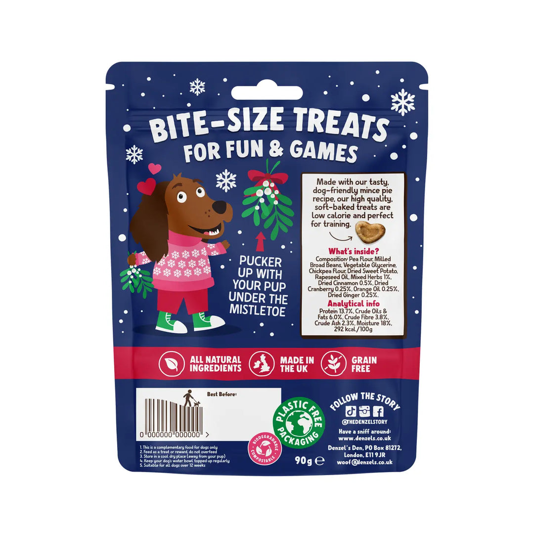 Vegan! Denzel’S Mistletoe Kisses - Mince Pie Dog Treats