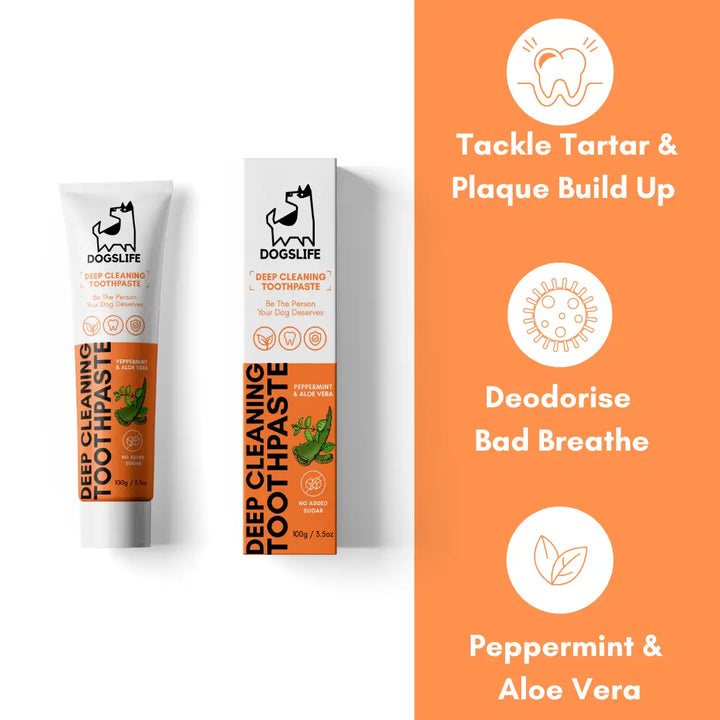 Dog Peppermint & Aloe Vera Toothpaste