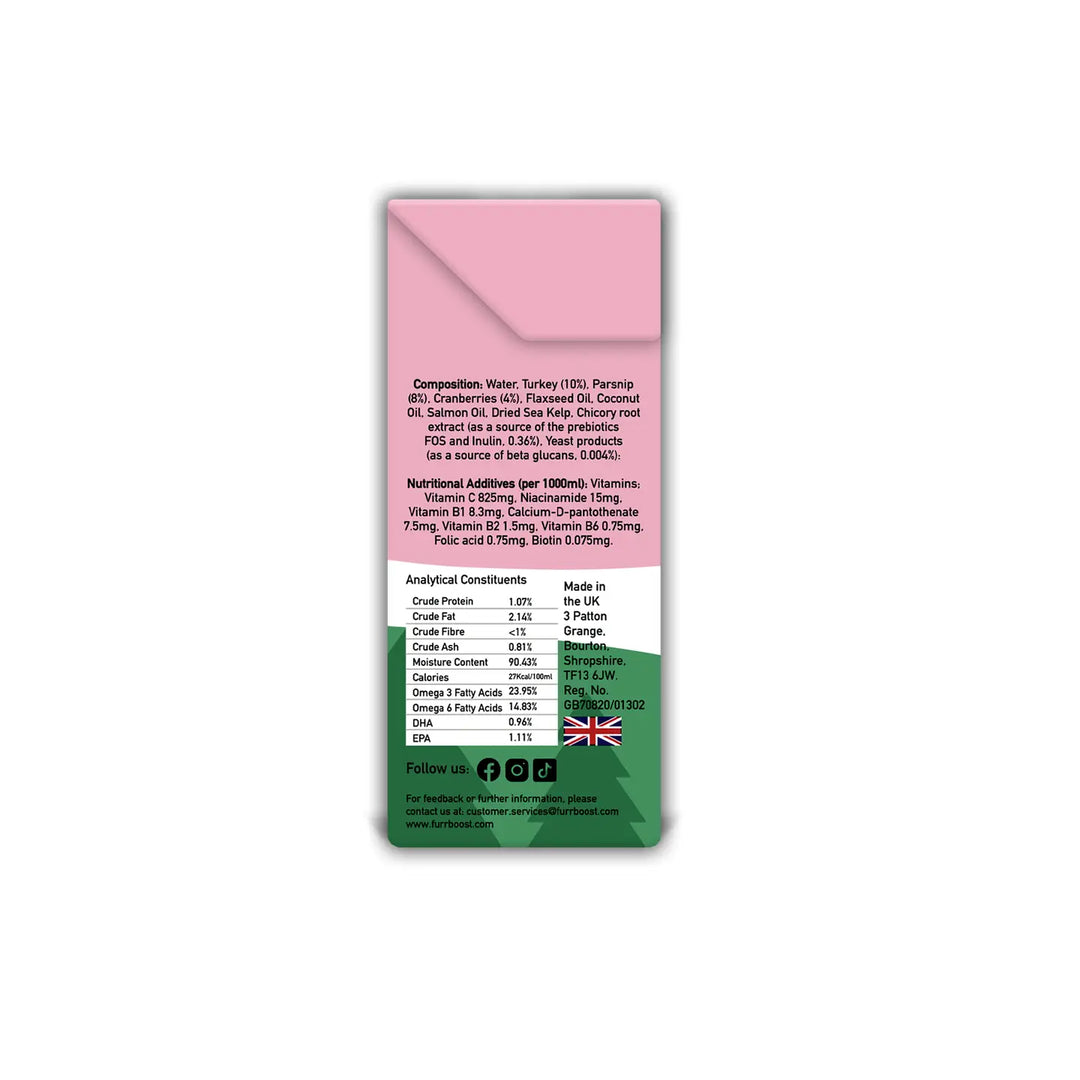 Xmas Limited Edition Turkey, Parsnip and Cranberry