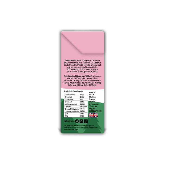 Xmas Limited Edition Turkey, Parsnip and Cranberry