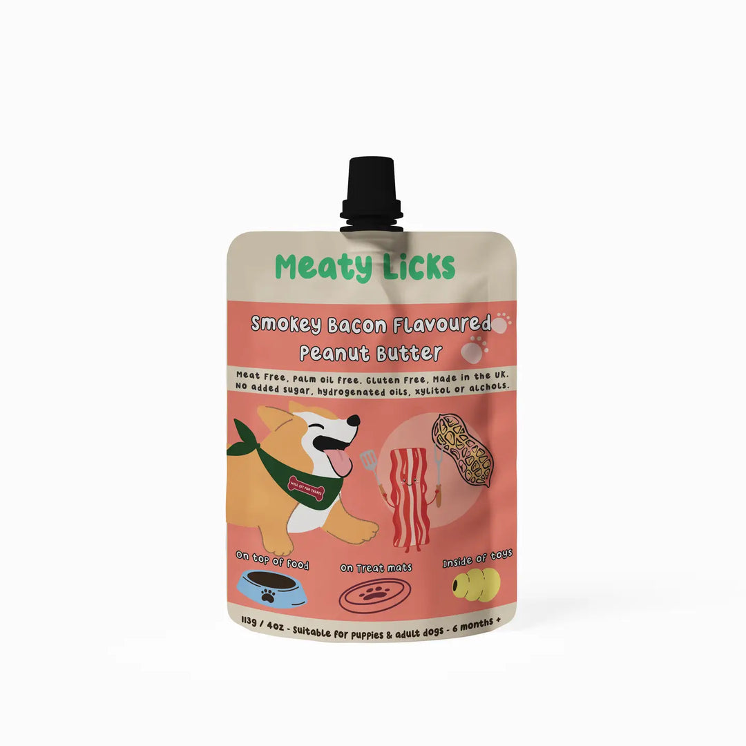 Smokey Bacon Peanut Butter Pouch For Dogs
