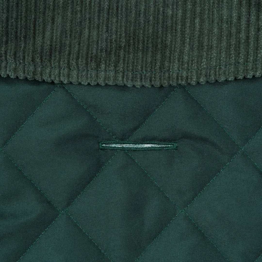 Hackett X Hugo Hudson Forest Green Quilted Dog Jacket