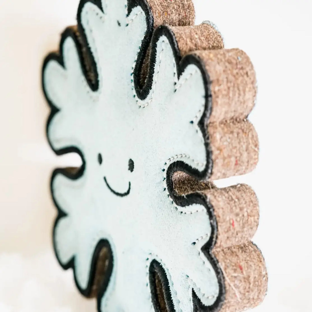 Flakey the Snowflake Shaped Eco Dog Toy