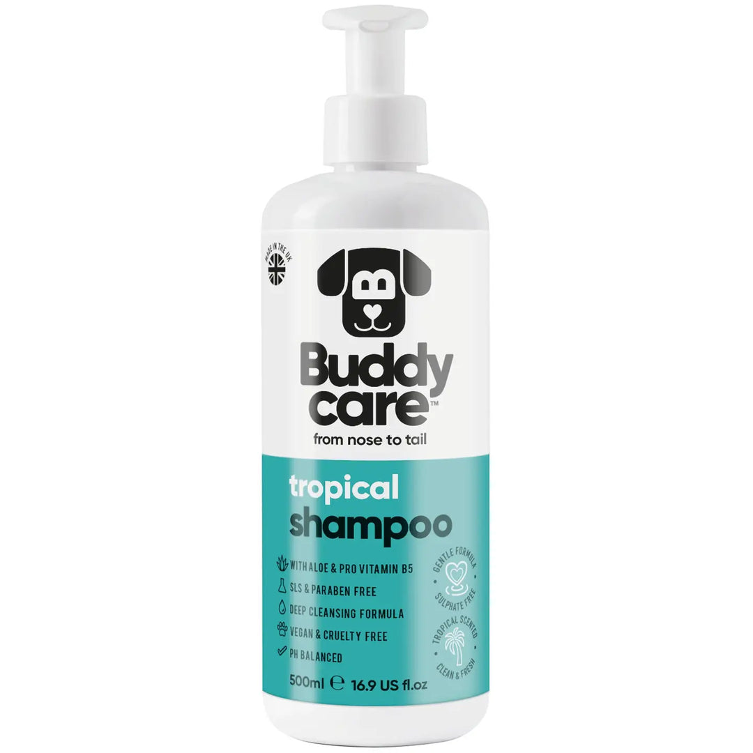 Buddycare Dog Shampoo - Tropical - 500ml / 16.9 Fl oz