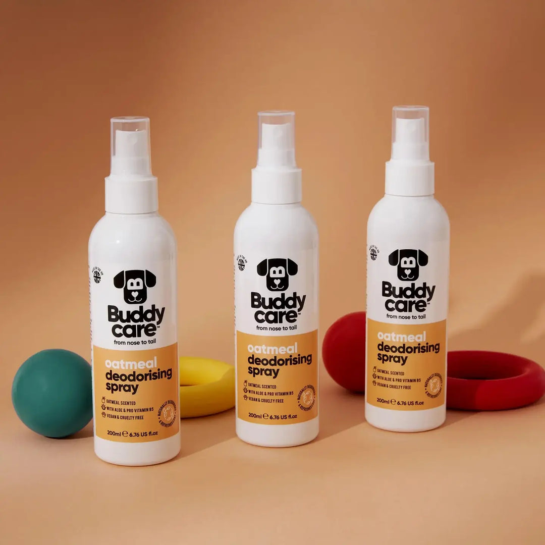Buddycare Dog Deodorising Spray - Oatmeal - 200ml / 6.76 Fl oz