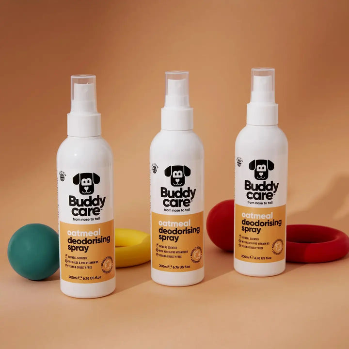 Buddycare Dog Deodorising Spray - Oatmeal - 200ml / 6.76 Fl oz