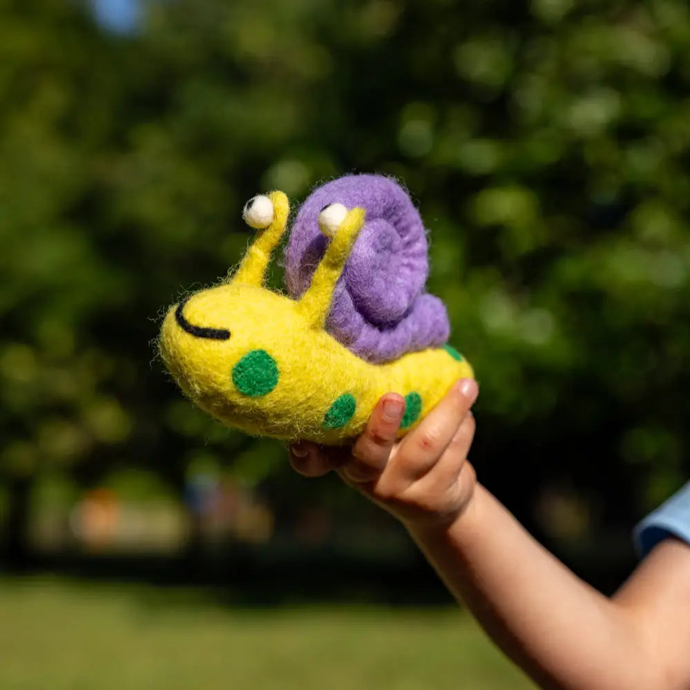 Abigail Snail Felt Toy