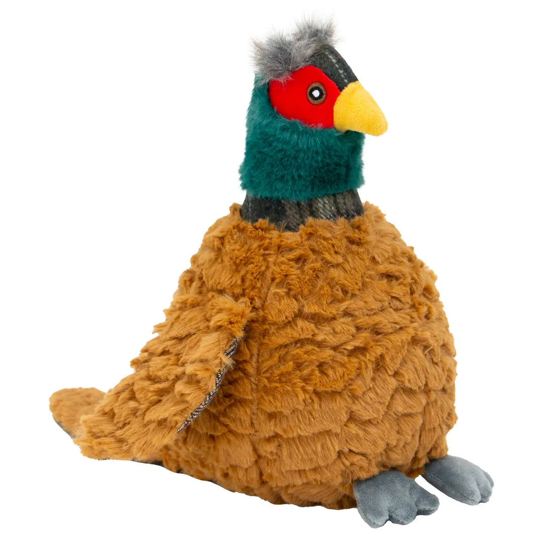 Heritage Phoebe Pheasant Dog Toy with Squeak and Crinkle