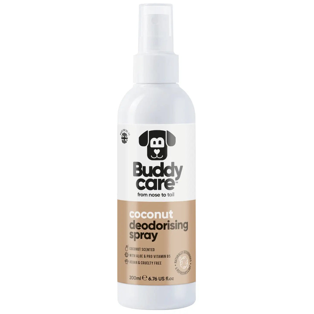 Buddycare Dog Deodorising Spray - Coconut - 200ml / 6.76 Fl oz
