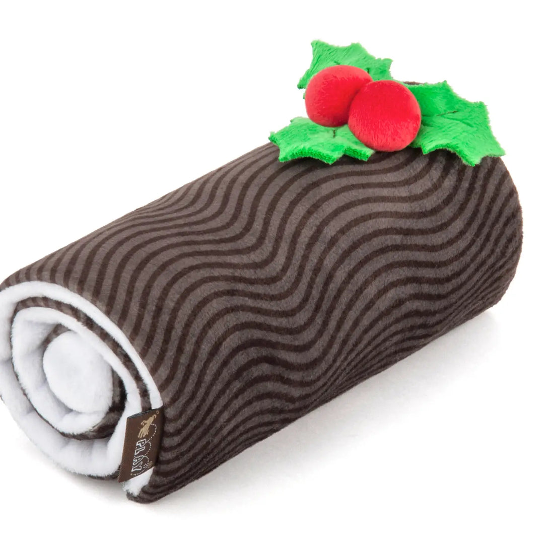 Christmas Yule Log Plush Toy