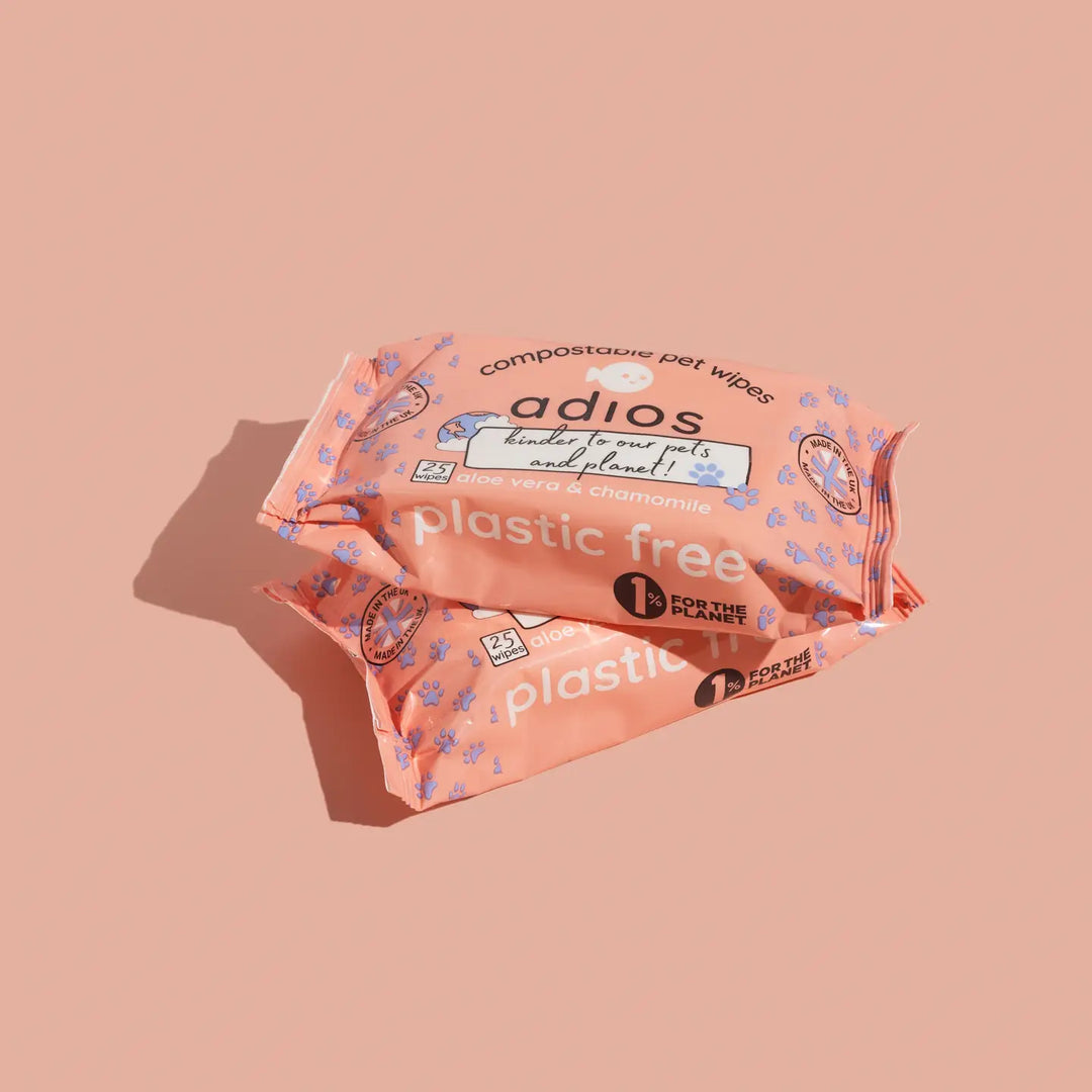 ADIOS Compostable Pet Wipes (25 Wipes)