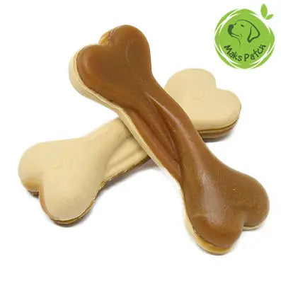 Vegan Dog Chews - Maks Patch Peanut Butter Dual Bones.