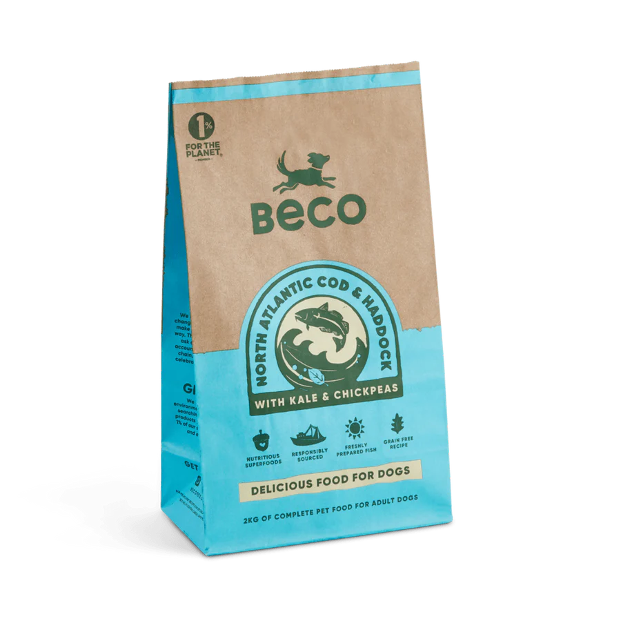 BECO Cod & Haddock Dry Food with Kale & Chickpeas 2kg