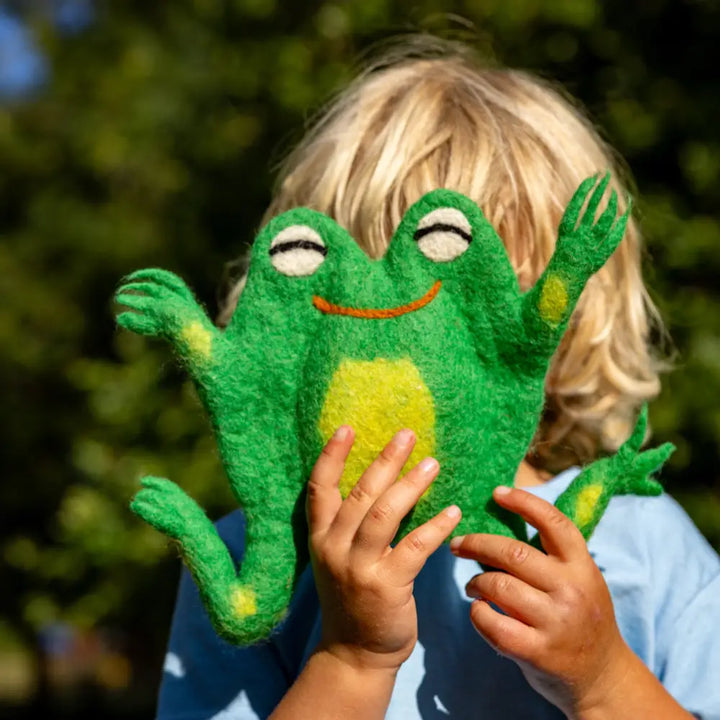 Freddy Frog Felt Toy