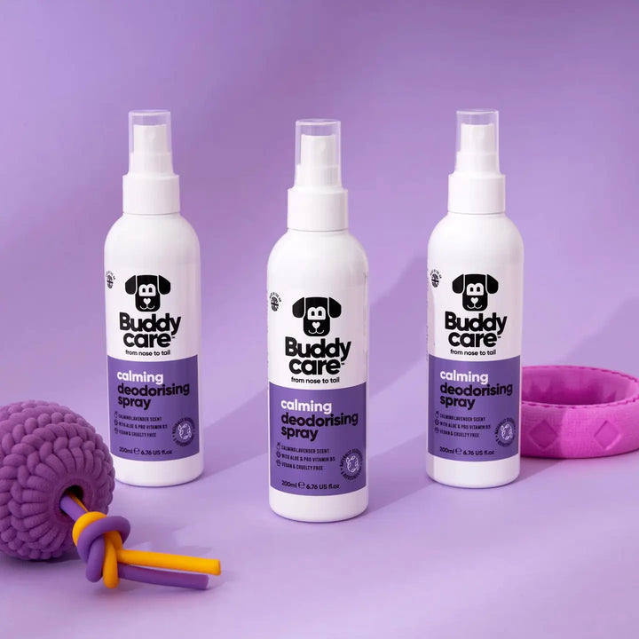 Buddycare Dog Deodorising Spray - Calming Lavender - 200ml / 6.76 Fl oz