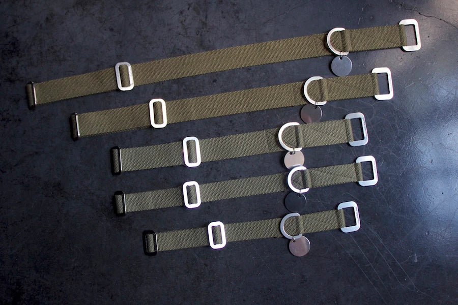 Hindquarters Khaki Dog Collar