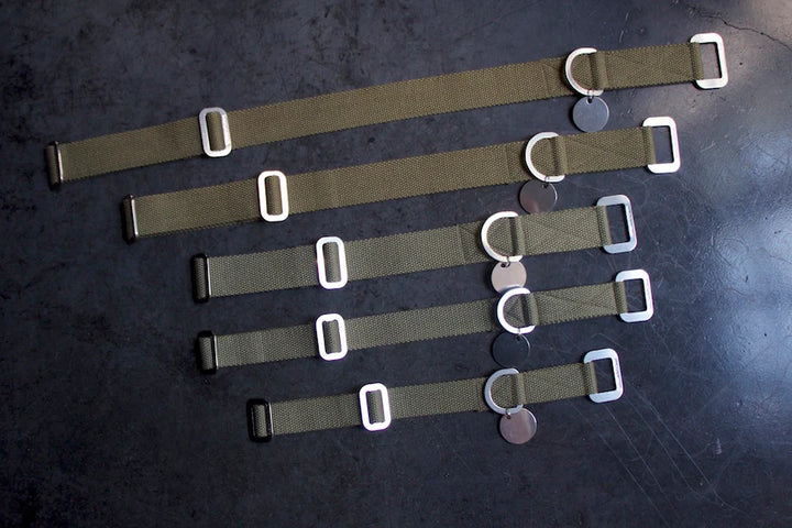 Hindquarters Khaki Dog Collar