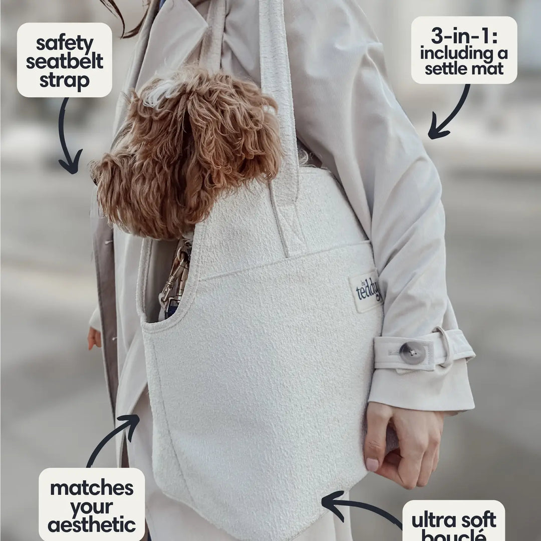 ByTeddy Marshmallow┃the Bouclé Carrier