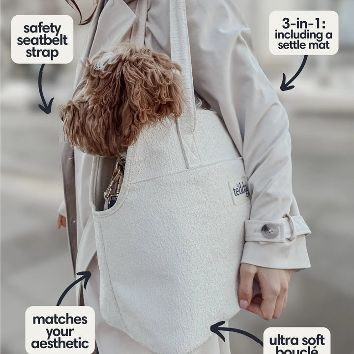 ByTeddy Marshmallow┃the Bouclé Carrier