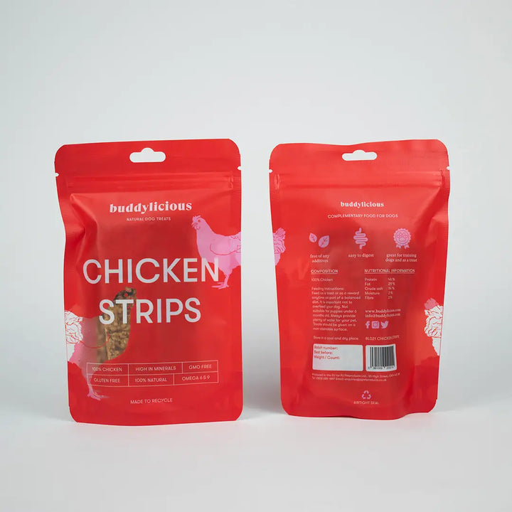 Buddylicious 100% Natural Chicken Strips Dog Treats